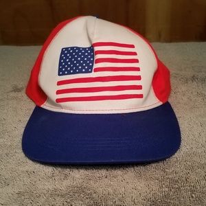 American Flag snap back hat.